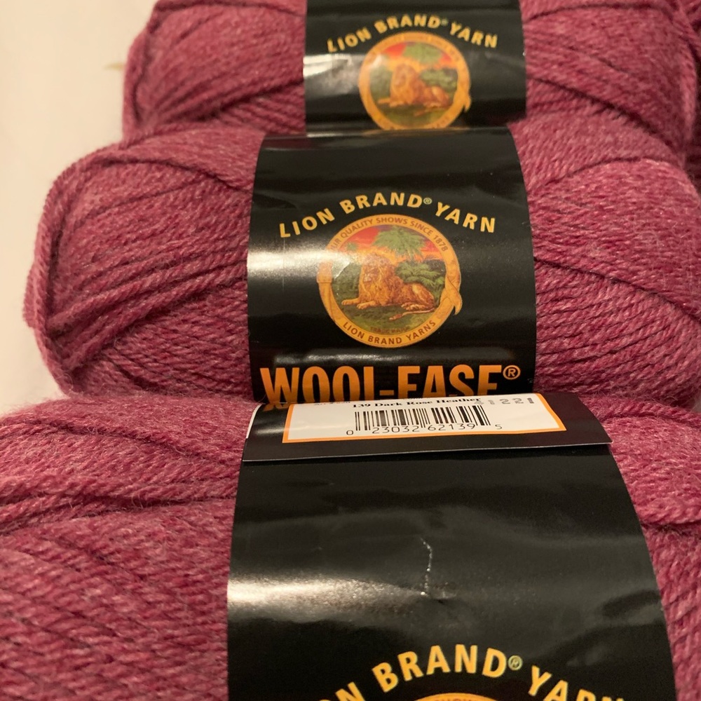 Lion brand yarn Wool-ease 4 p.